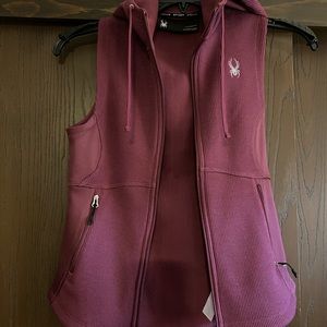 Spyder purple fleece vest